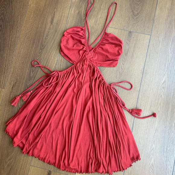 Free People Burnt Red Dress - Picture 3 of 13